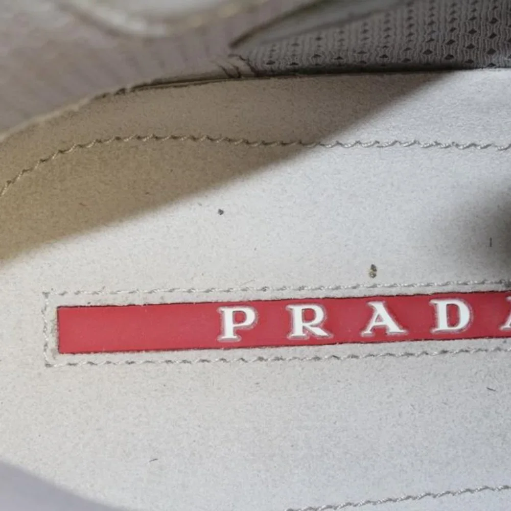 Prada Men's 10 US Cup Patent Leather Vernice Bike Sneaker 4T0341